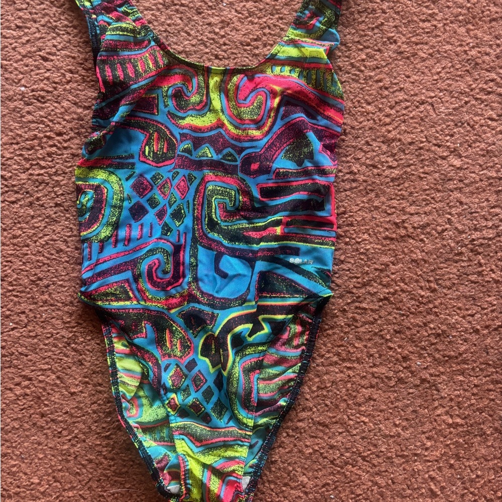 Colorful Abstract Women's One Piece Swimsuit